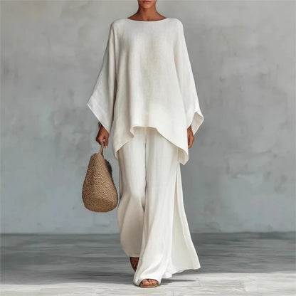 Conjunto Oversize Asimétrico | Dos Piezas de Caída Fluida | Minimalismo que se Nota