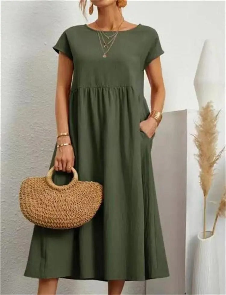 Conjunto Lino Mujer | Camisa Holgada y Pantalón Palazzo | Estilo Mediterráneo (Copia) (Copia) (Copia) (Copia)