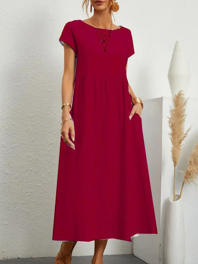 Conjunto Lino Mujer | Camisa Holgada y Pantalón Palazzo | Estilo Mediterráneo (Copia) (Copia) (Copia) (Copia)